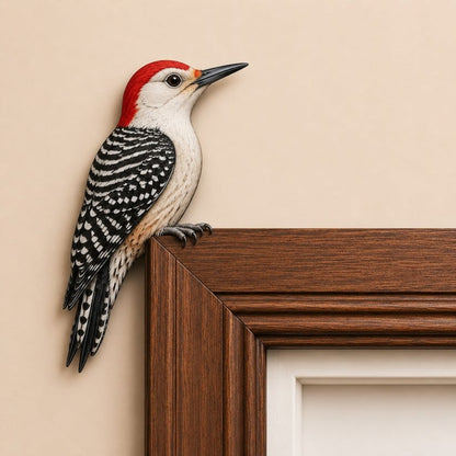 Wooden Chickadee Door Topper