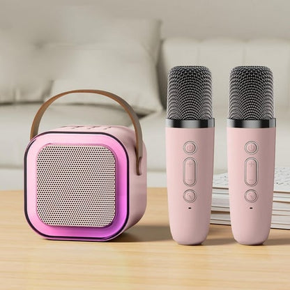 🌸Last Day 49% OFF  🔥🔥Mini Karaoke Machine with Wireless Microphones🎵