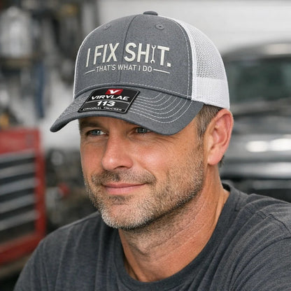 💥LAST DAY 57% OFF-🛠️ I Fix Shit Trucker Hat – Funny Mechanic & Fixer Cap