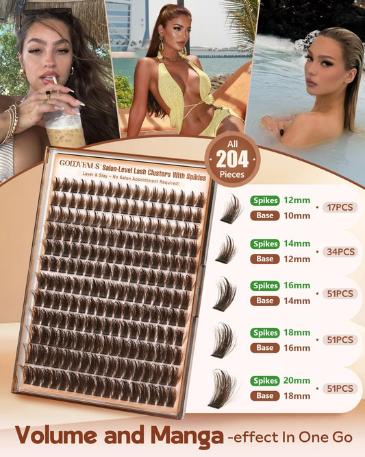 🔥HOT SALE 49% OFF 🔥Salon-Level Lash Cluster With Spikes