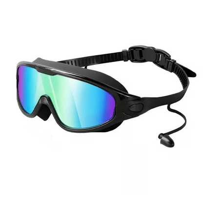 Swim Goggles for Kids Men Women, No Leaking 180° Swim Glasses, Easy to Wear, Wide View, Anti-Fog, UV Protection,