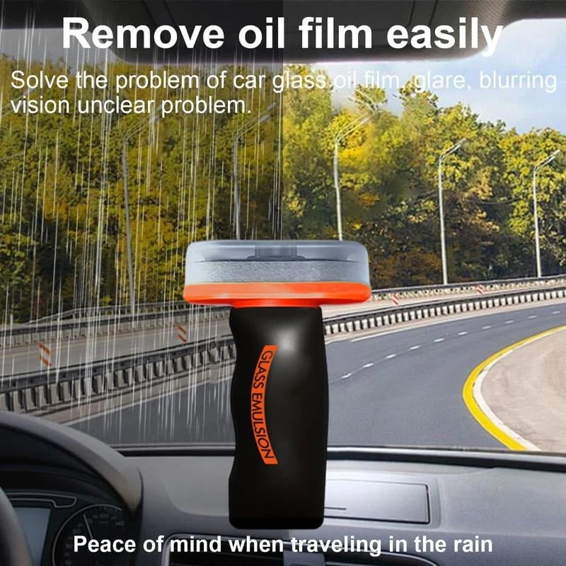 ⚡50K+ SOLD!🔥🚗 2026 New Upgrade Glass Deep-Clean Tool – Instantly Removes Stubborn Oil Film & Road Grime