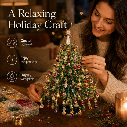 🔥LAST DAY 50% OFF - 🎄✨ DIY Beaded Christmas Tree Kit – 🎅Create Your Own Sparkling Holiday Decoration