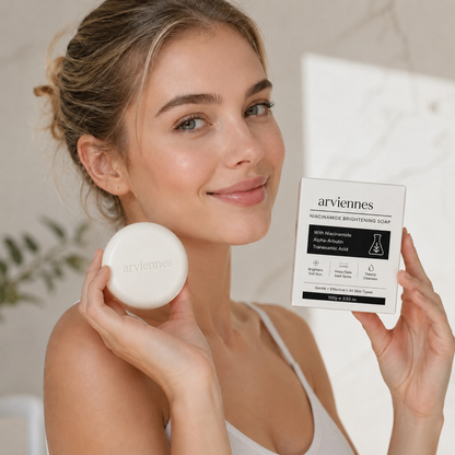 🚿 Niacinamide Skin Brightening Soap melasma dark spots freckle