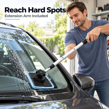 🔥LAST DAY 50% OFF -  Dual Magnetic Car Windshield Cleaner | Streak-Free Auto Glass Cleaning Kit