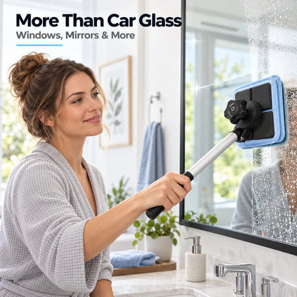 🔥LAST DAY 50% OFF -  Dual Magnetic Car Windshield Cleaner | Streak-Free Auto Glass Cleaning Kit