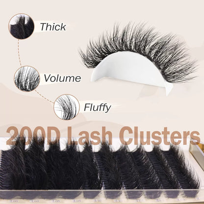 🔥HOT SALE 49% OFF 🔥Salon-Level Lash Cluster With Spikes