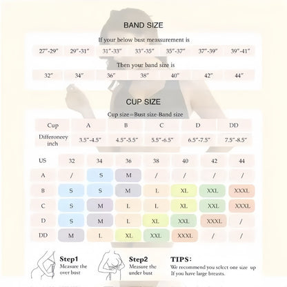 Last Day 49%OFF-🖤Front Closure Posture Corrector Wireless Support Bra