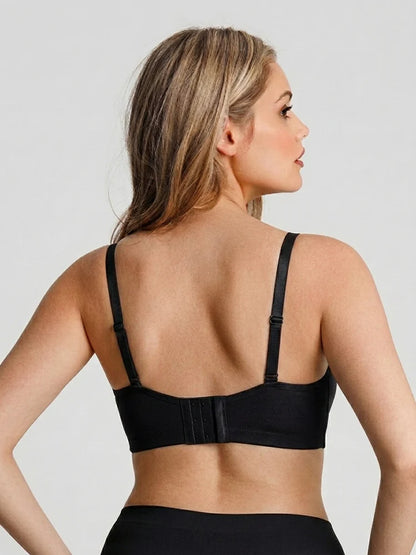 Wireless Strapless Drawstring Push Up Bra