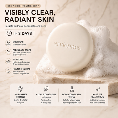 🚿 Niacinamide Skin Brightening Soap melasma dark spots freckle
