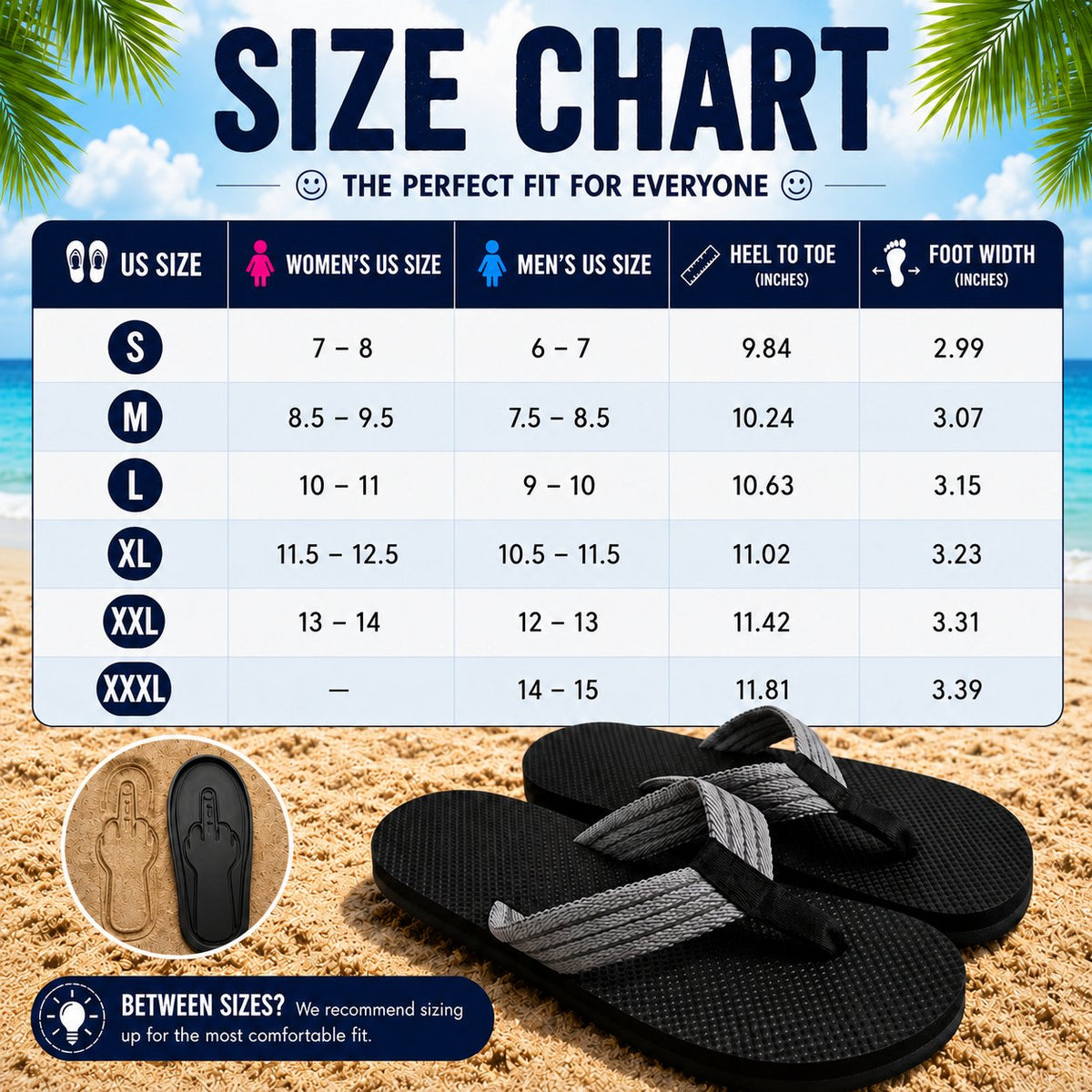 Hidden Gesture Flip Flops