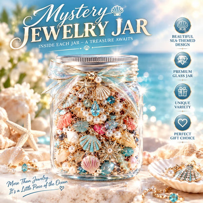 🎄 Mystery Jewelry Jar – Curated Sparkle Collection for a Beautiful Surprise