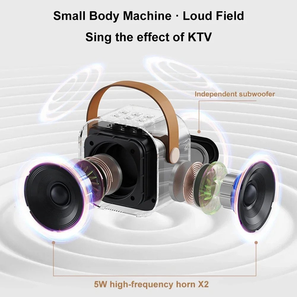 🌸Last Day 49% OFF  🔥🔥Mini Karaoke Machine with Wireless Microphones🎵