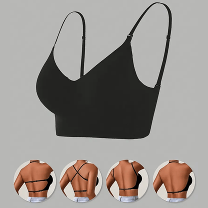 🌓Last Day 49% OFF-🔥Women's Solid Color Wireless Backless Bra