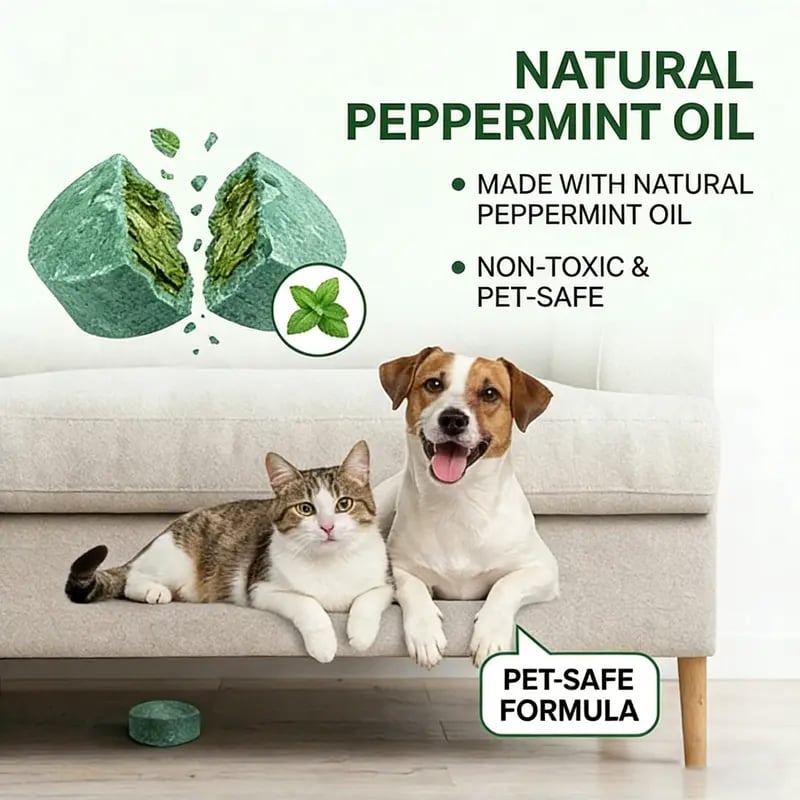 🌿Natural Peppermint Rodent Repellent Balls (12 Pack) – Keep Rats, Mice & Pests Away Safely