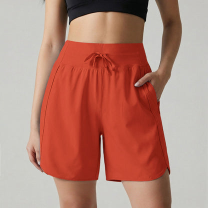 ⏰Hot Sale Women's Active 7 Inseam Athletic Long Running High Wasistband Shorts