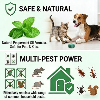 🌿Natural Peppermint Rodent Repellent Balls (12 Pack) – Keep Rats, Mice & Pests Away Safely