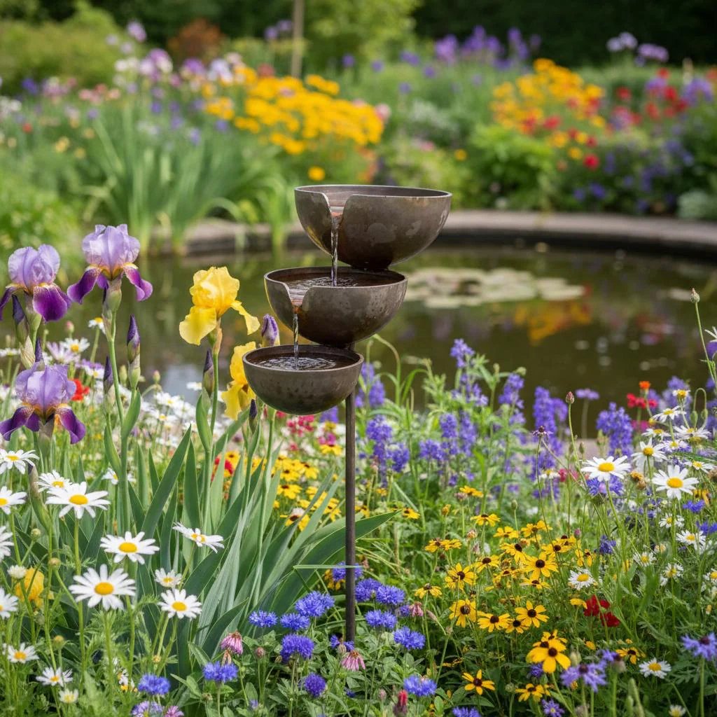 🔥Hot Sale 50% OFF🔥Bring Life Back To Your Garden – Rain Catcher Bird Bath 🌿🐦