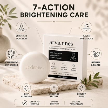 🚿 Niacinamide Skin Brightening Soap melasma dark spots freckle