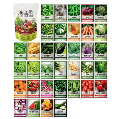🔥LAST DAY 60% OFF🥦Ultimate Survival Seed Vault |🌿50-Year Shelf Life✨