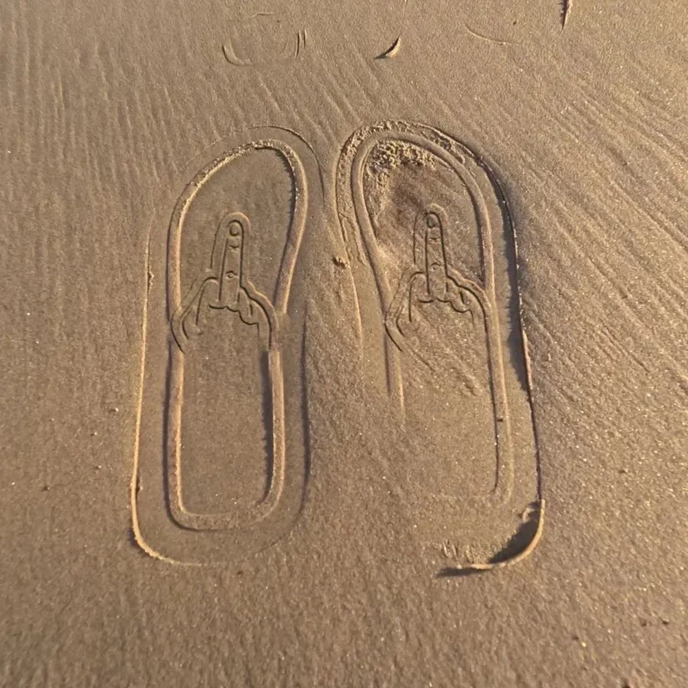 Hidden Gesture Flip Flops