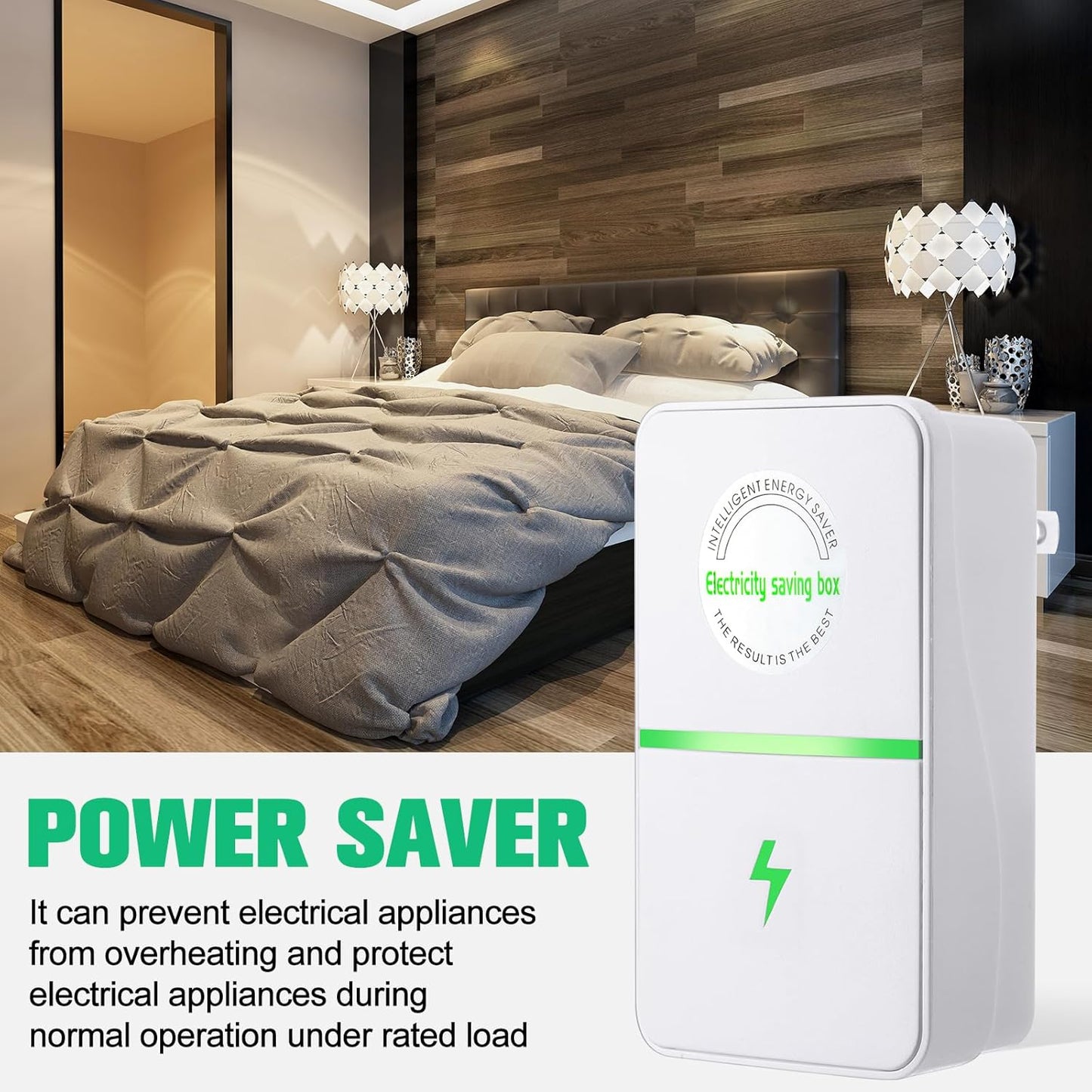 Plug-In Power Distribution Box Adapter for Home Office Travel