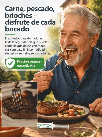 😁Juego de adhesivo para dentaduras postizas🍎