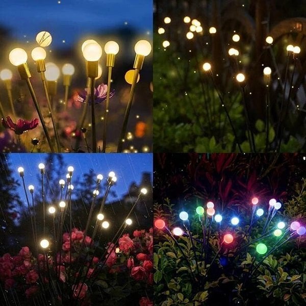 Father's Day Promotion🔥 IP65 Waterproof Solar Powered Firefly Garden Light(Buy 3 Free Shipping)
