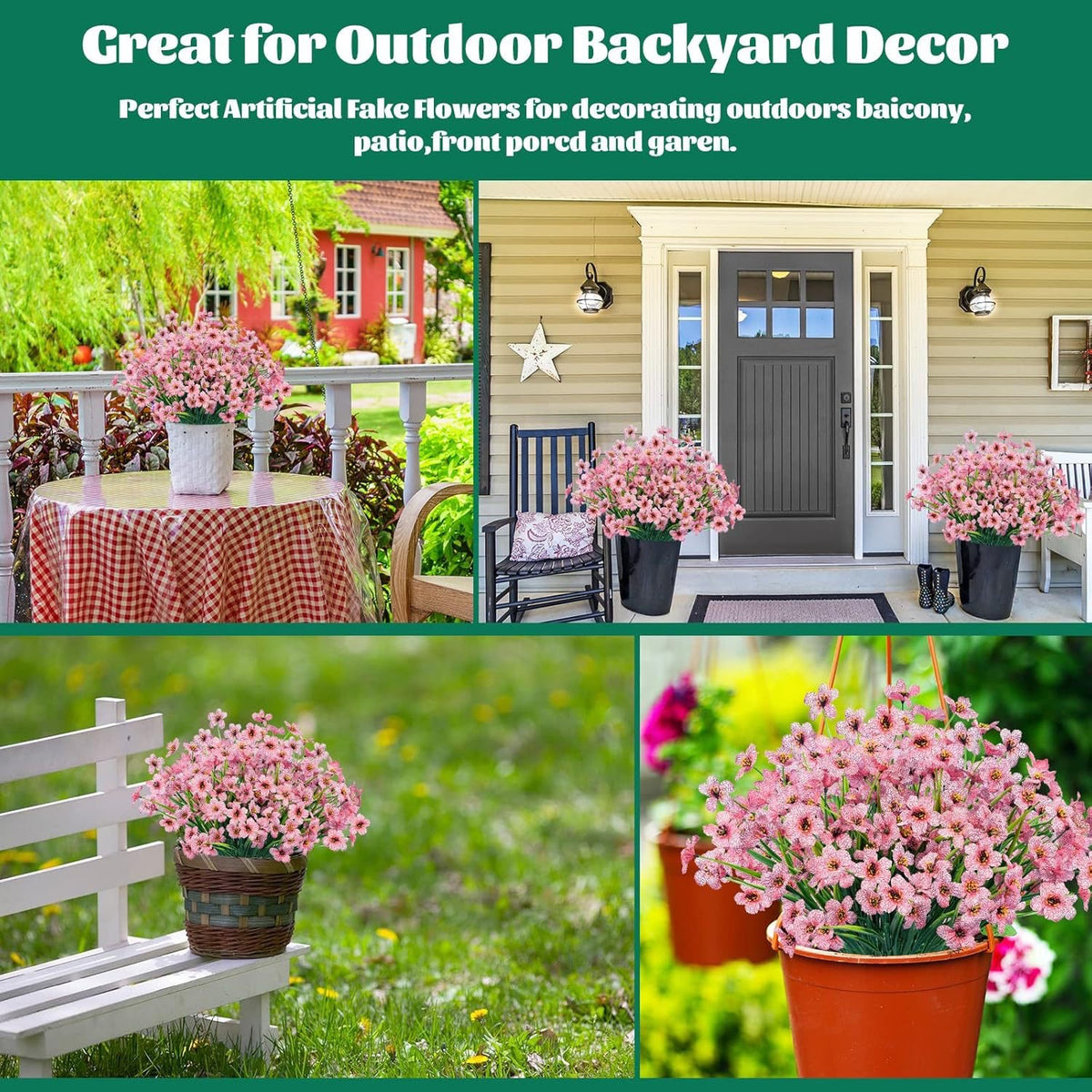 🔥Last Day 49% OFF- Outdoor Artificial Flowers💐