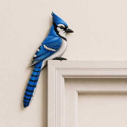 Wooden Chickadee Door Topper