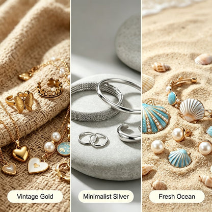 🎄 Mystery Jewelry Jar – Curated Sparkle Collection for a Beautiful Surprise