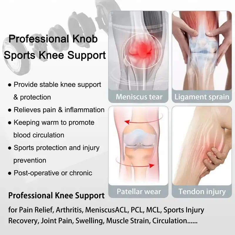 🔥HOT SALE🔥🏃 Dial‐Adjustable Knee Support Brace