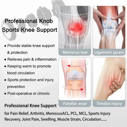 🔥HOT SALE🔥🏃 Dial‐Adjustable Knee Support Brace