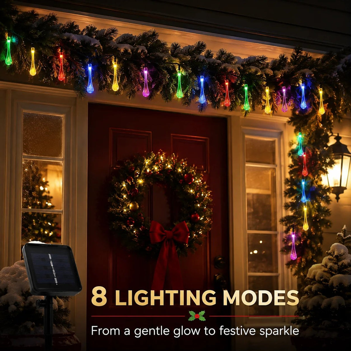 🎄 Holiday Lighted Garland ✨ Warm LED Christmas Decor For Home & Outdoor