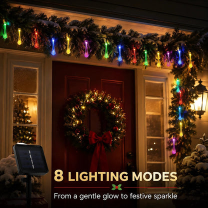 🎄 Holiday Lighted Garland ✨ Warm LED Christmas Decor For Home & Outdoor
