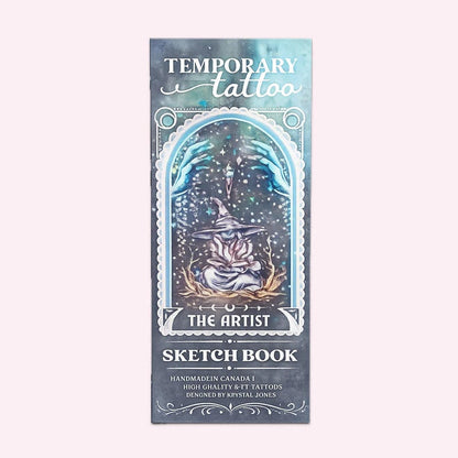✨🎨Temporary Tattoo Sketchbook – Tattoo Design Drawing Book